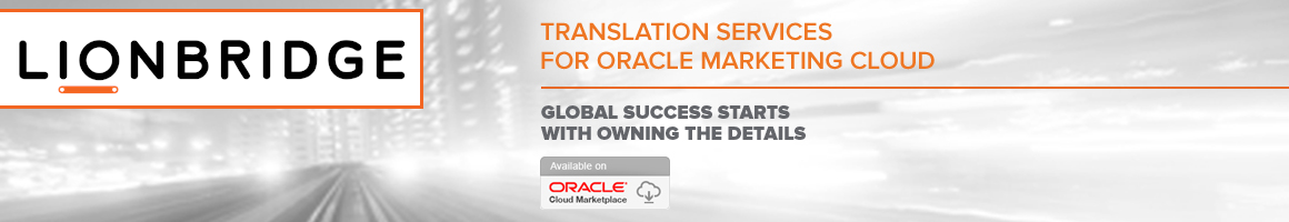 Translation Services for Oracle Marketing Cloud