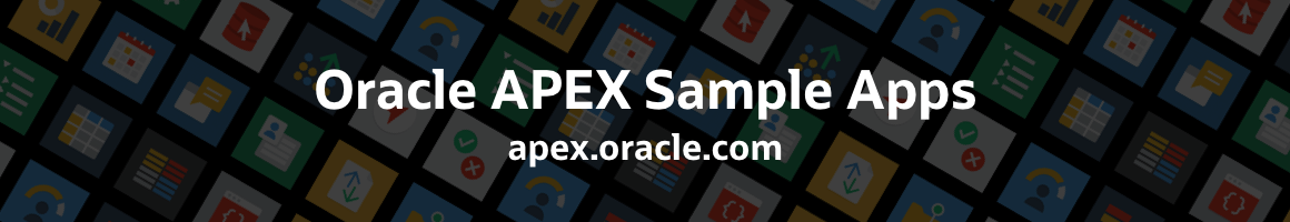 Oracle APEX Sample Apps